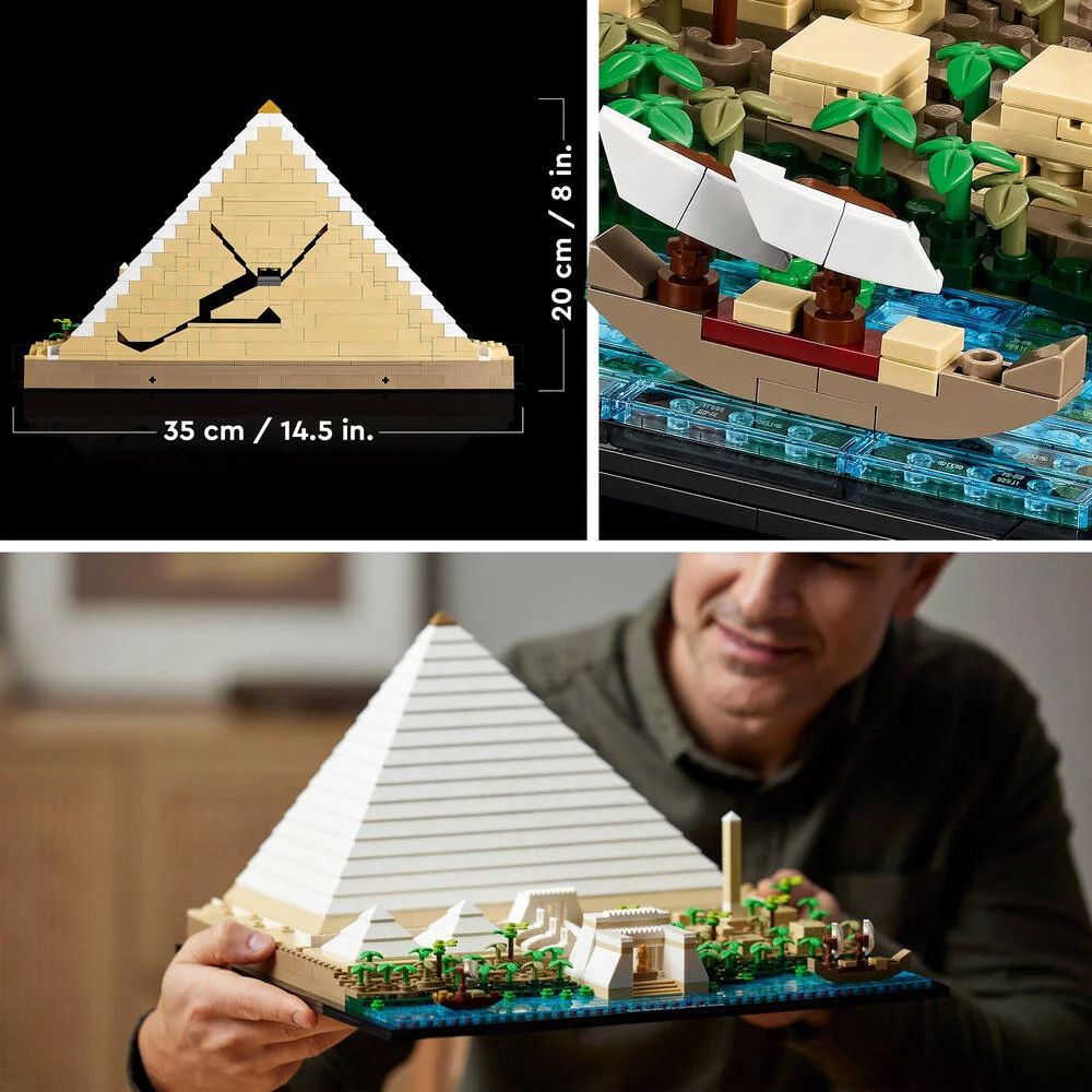 LEGO®ARCHITECTURE 21058 LA GRANDE PYRAMIDE DE GIZEH