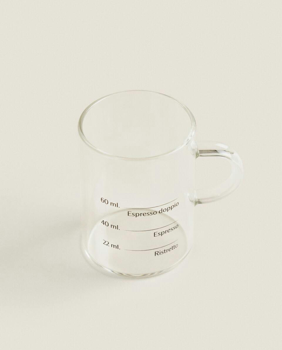 CANECA DE VIDRO BOROSILICATO COM TRANSFERÊNCIA