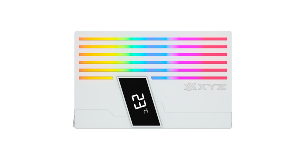 XYZ PC GearThermax 4 Pulsar A-RGB CPU-koeler  (Wit, ARGB, PWM)