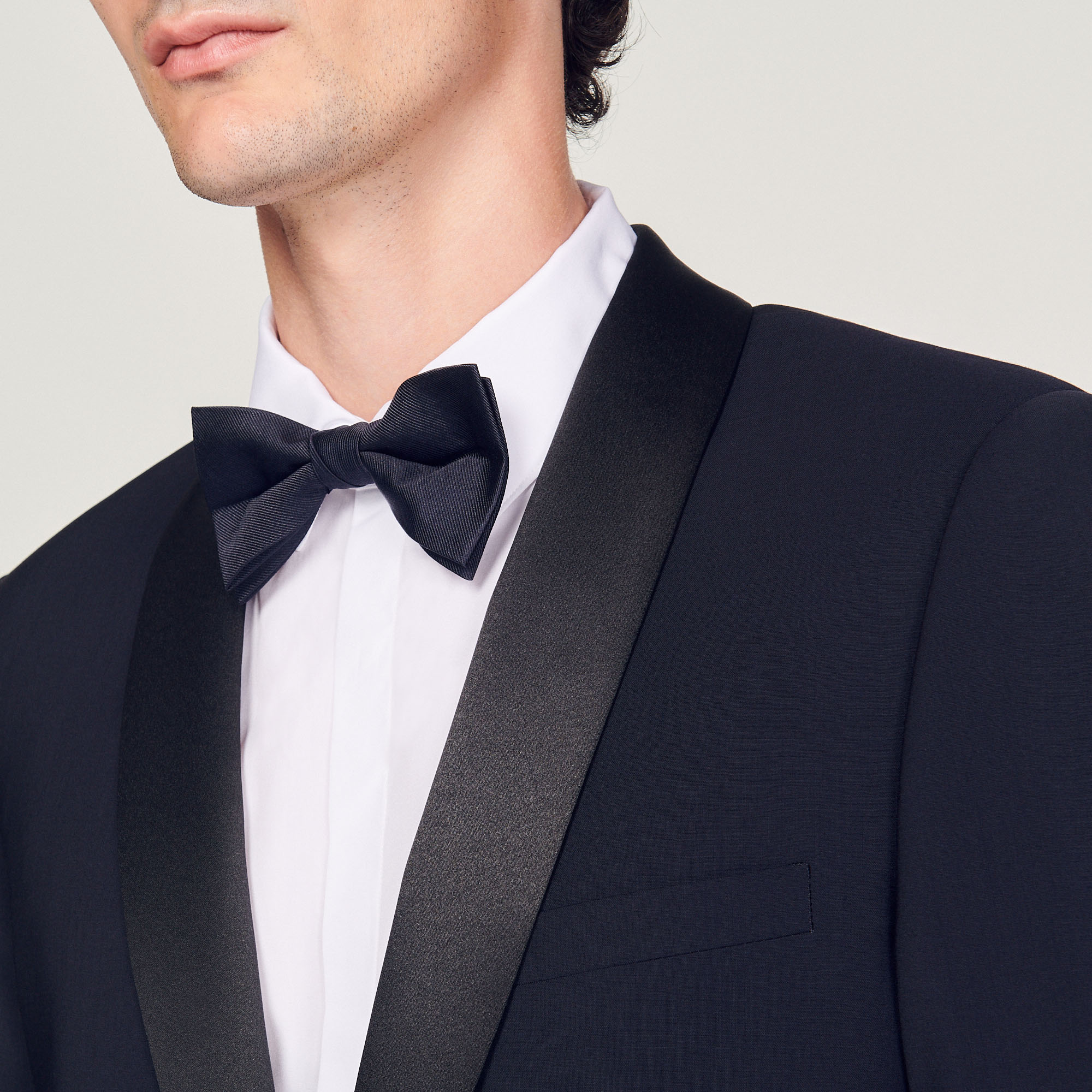 Veste de smoking avec satin