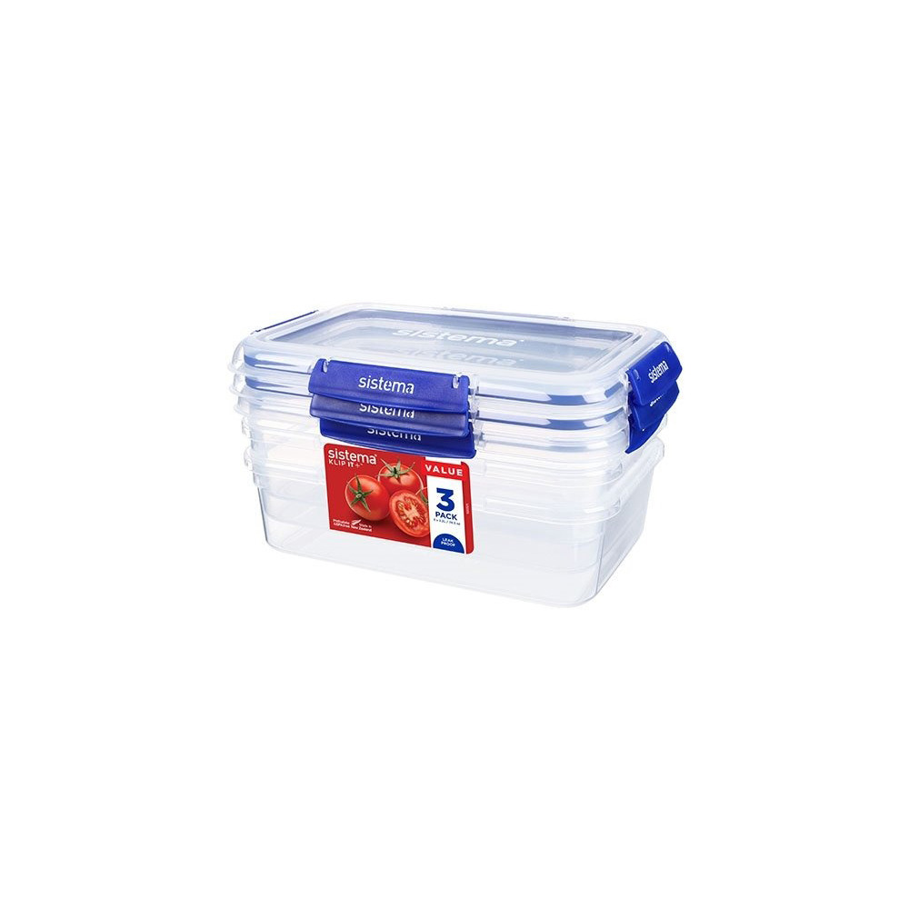 Sistema Klip It Plus 2,2 L - 3 pack