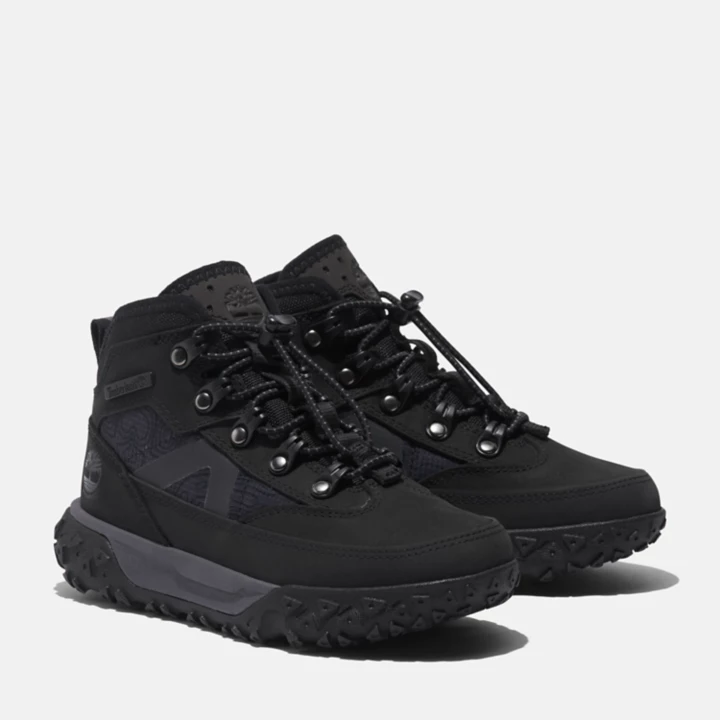 Baskets GreenStride Motion 6 avec TimberDry pour enfant en noir
