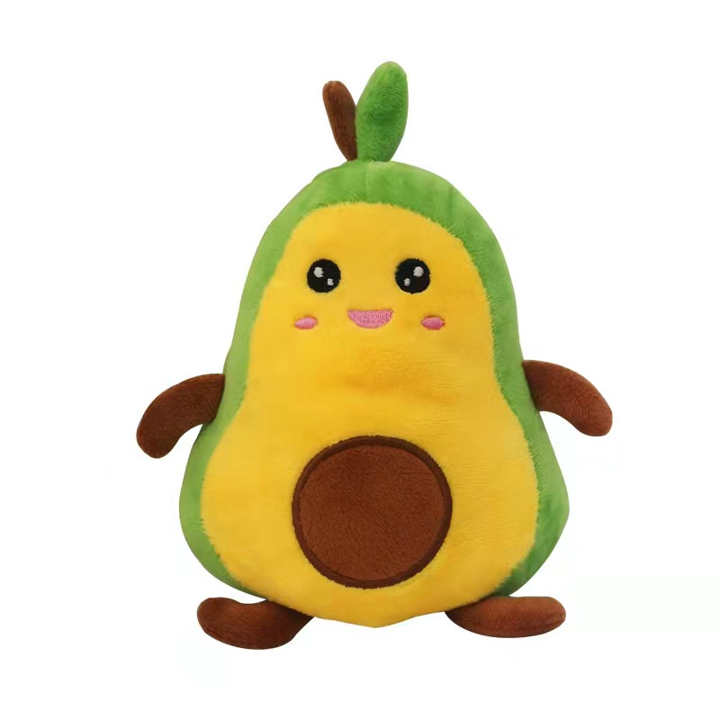 Doppelseitige Mood Avocado Wendbares Stimmungs Kuscheltier Verwandlungs Spielzeug - Grün / Gelb