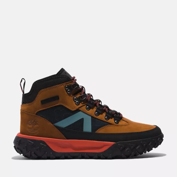 Bota de caminhada Greenstride Motion 6 para homens na cor marrom.