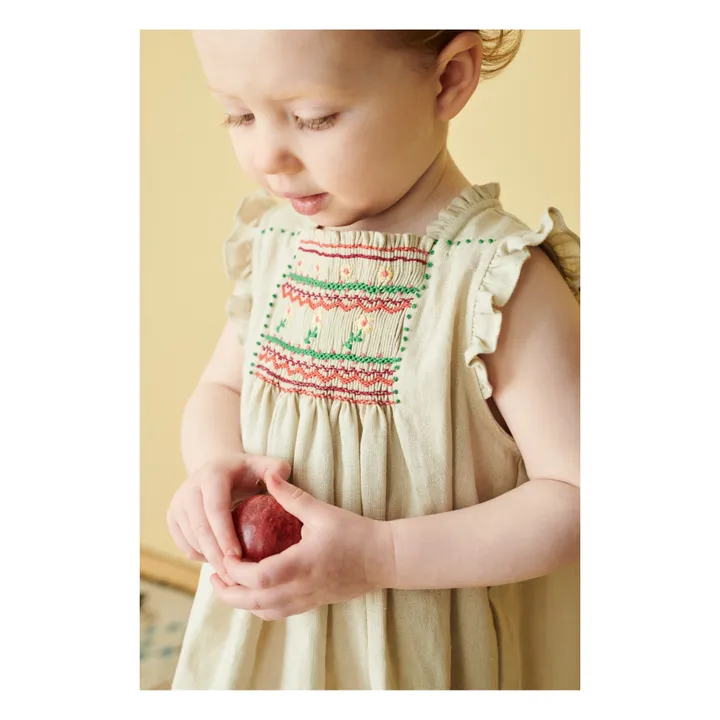 Caramel Robe Moringa Bébé | Beige