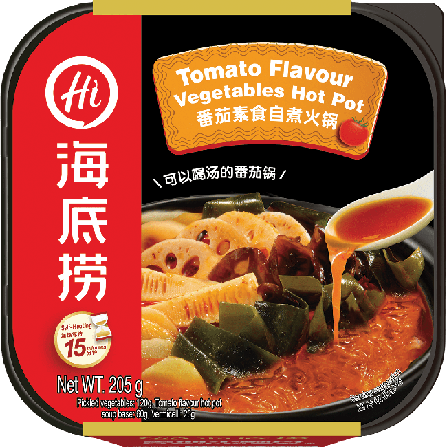 Hi Mini Hot Pot met Tomaat en Groenten 205g