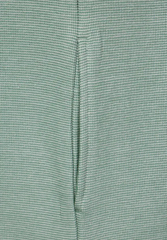 Feinstrick Kleid - raw salvia green