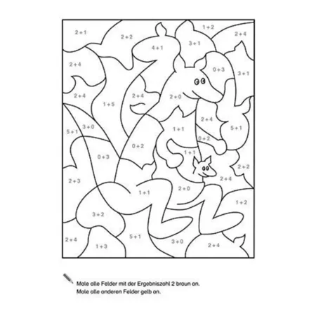 Tessloff LERNSTERN - Mathe-Malblock 1. Klasse: Rechnen bis 10