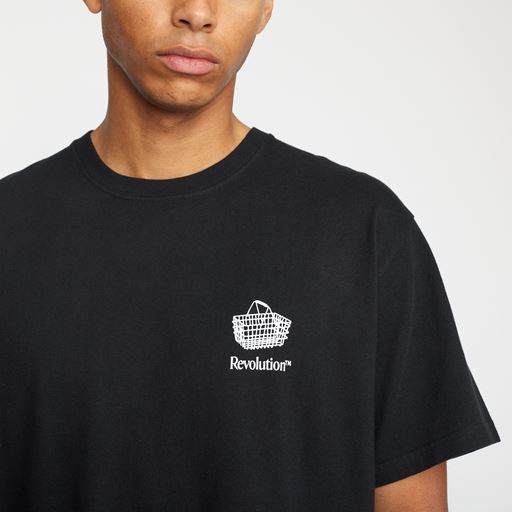 Revolution Printed T-shirt, Black, L