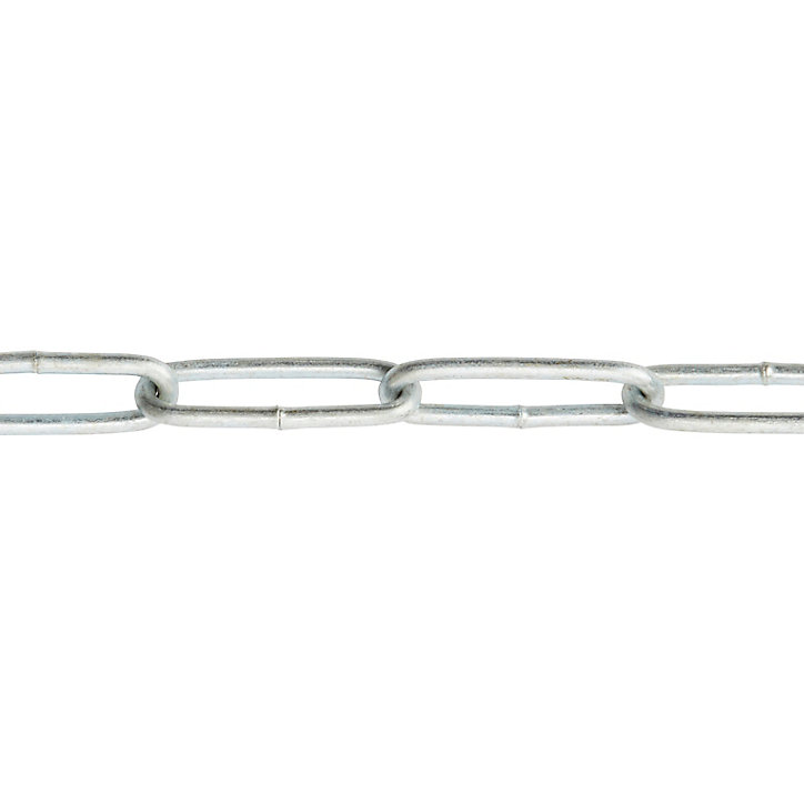 Chaîne droite maille longue Diall ø3.4 mm, 2.5 m