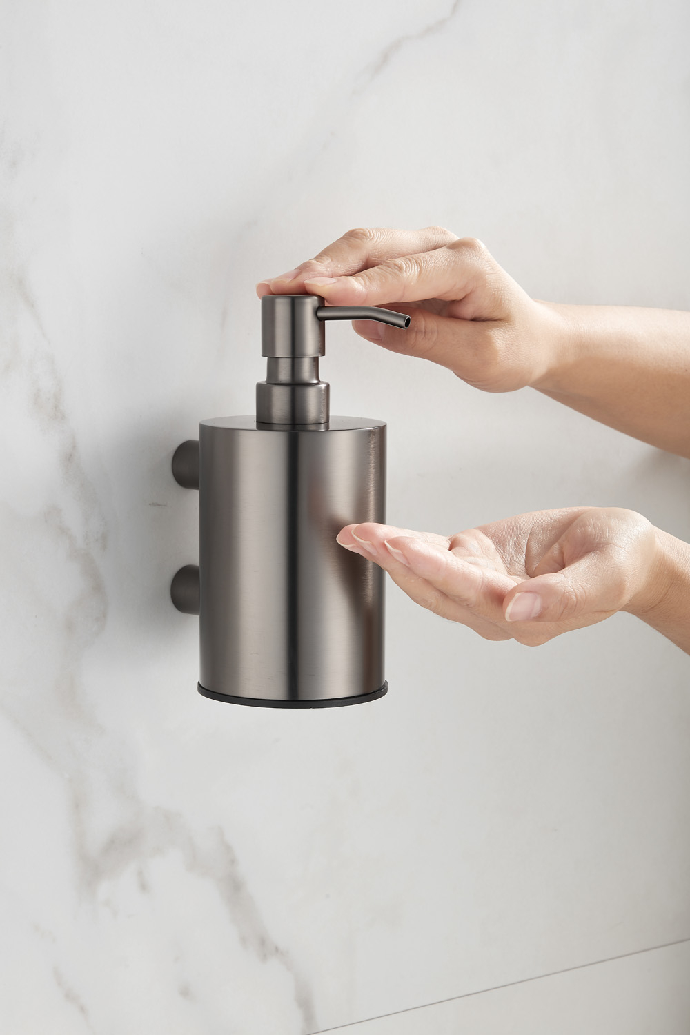 Saniclear Academy zeepdispenser verouderd ijzer - gunmetal