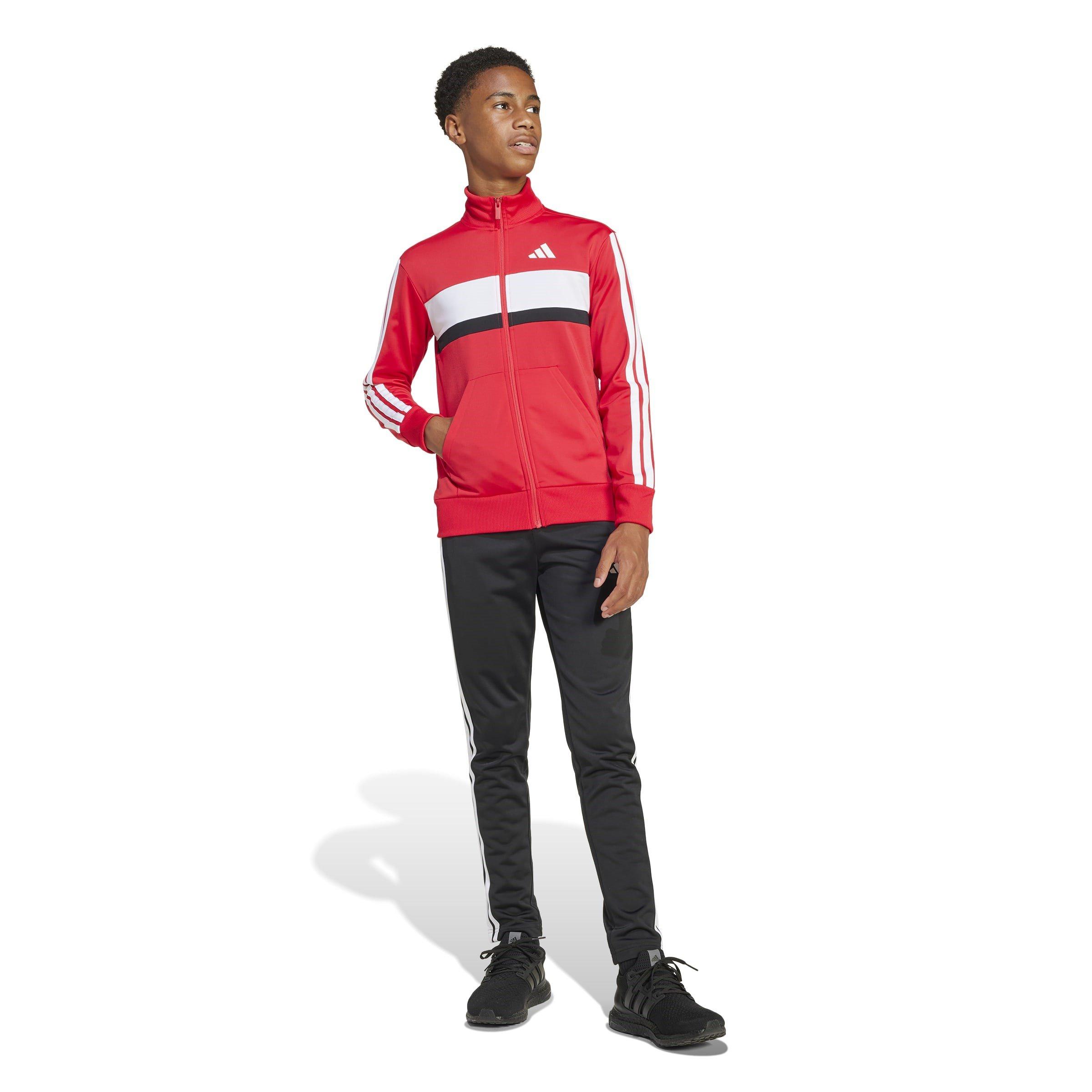 adidas Seasonal Essentials Tiberio 3-Stripes Tricot Track Suit Juniors