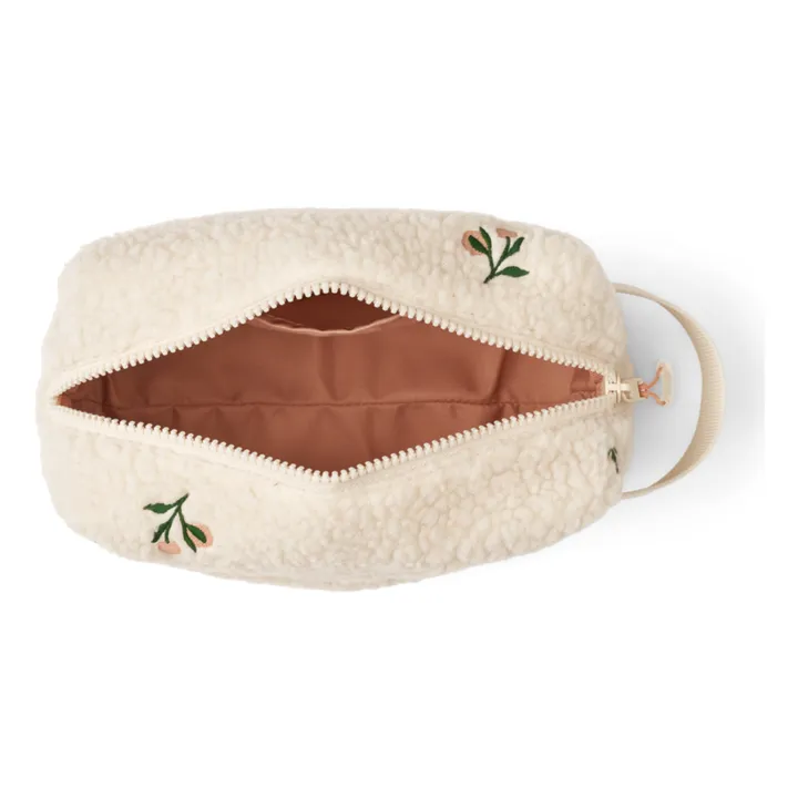 Liewood Trousse Trine Brodée Fibres Recyclées | Peach/Sandy Embroidery