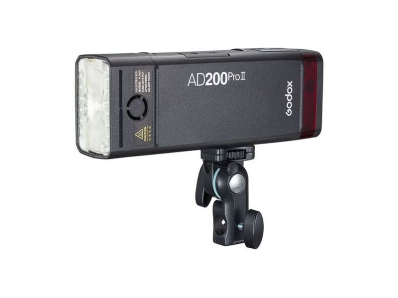 Godox Blitzgerät AD200pro II, 200W TTL und Akku Leistungsstarker Taschenblitz mit TTL, HSS und LED-Modellierlicht