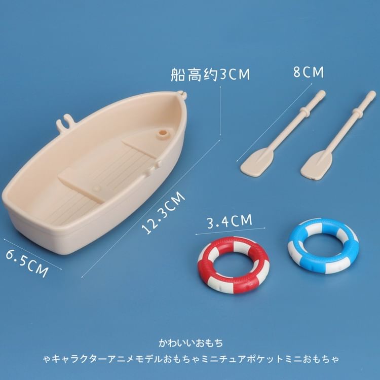 Ffeluro - Poppenhuis miniatuur visbootset