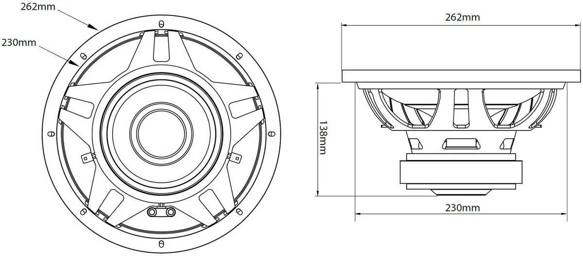 MTX RT10-04 Subwoofers voiture