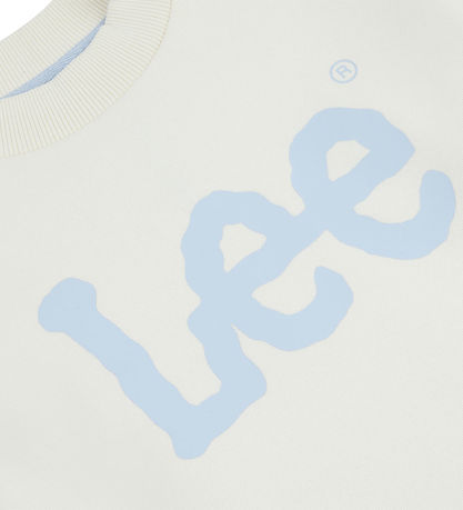Lee Sweatshirt - WobBlå Graphic - Pearled Ivory