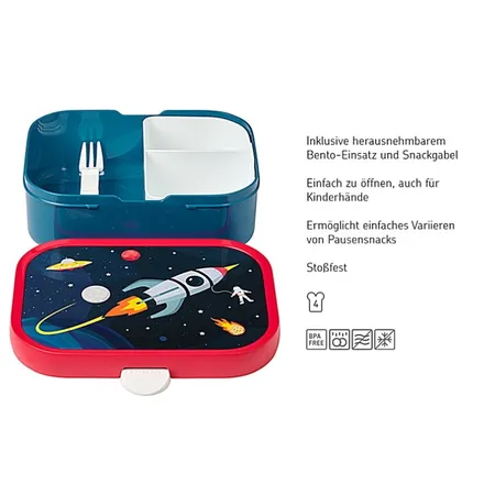 Mepal Brotdose Campus mit Bento-Einsatz - Space