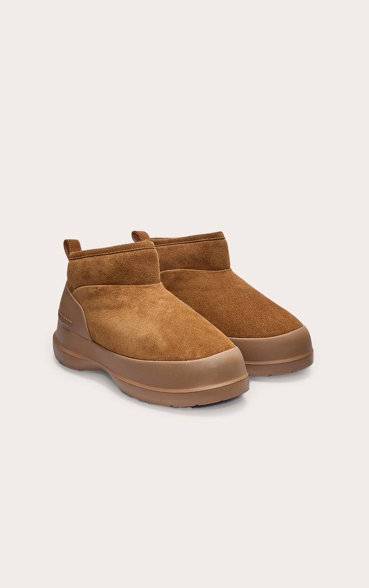 Marron Moon Boot Protect Luna Low En Synthétique