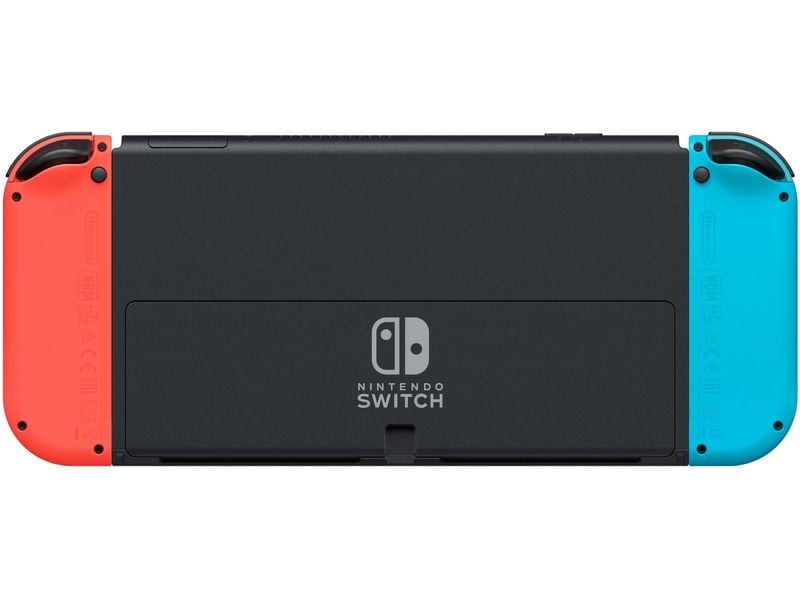 Nintendo Switch OLED-Modell Rot / Blau Die Spielkonsole für zu Hause und unterwegs mit 7-Zoll-OLED Bildschirm