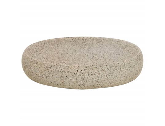VIDAXL - Vasque à poser sable ovale 59x40x15 cm céramique