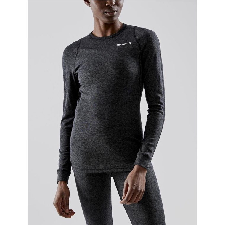 Craft WOOL MERINO SET W W Black Melange