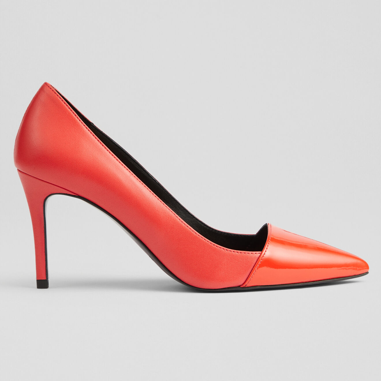 L.K. Bennett Escarpins en Cuir Emberlynn rouges - Talon 11 cm