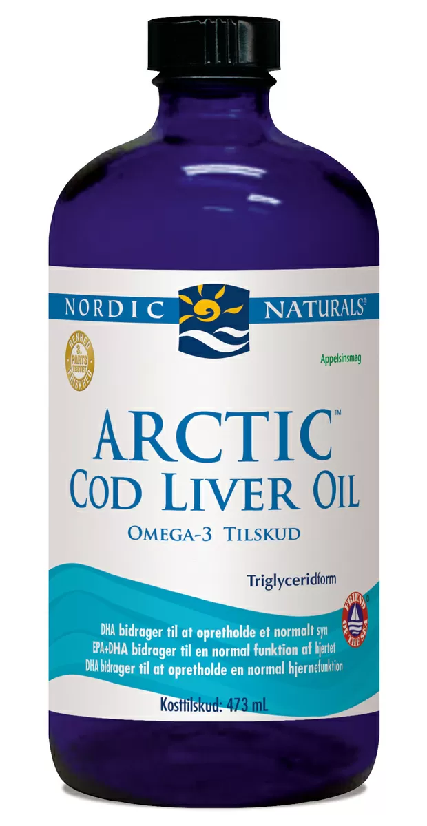 Nordic Naturals Cod Liver Oil m. appelsin - 473 ml