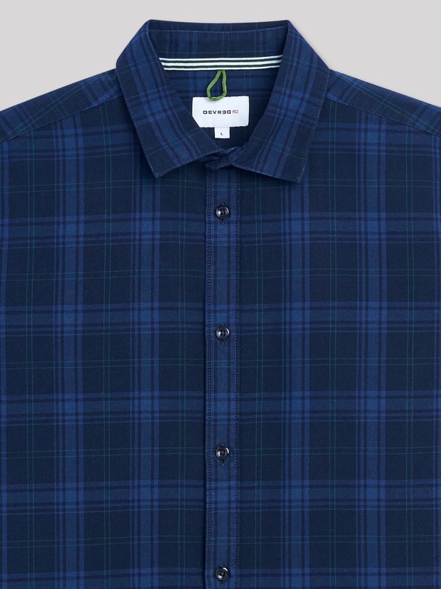 Chemise slim à carreaux
