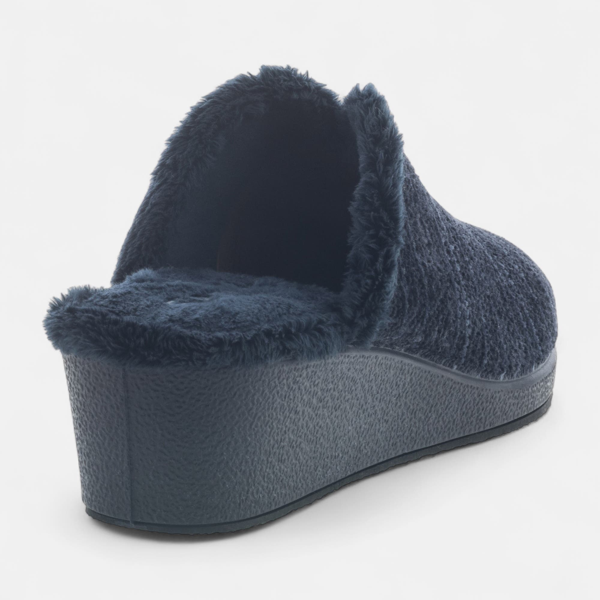 Pantoufles sabots Femme bleu marine