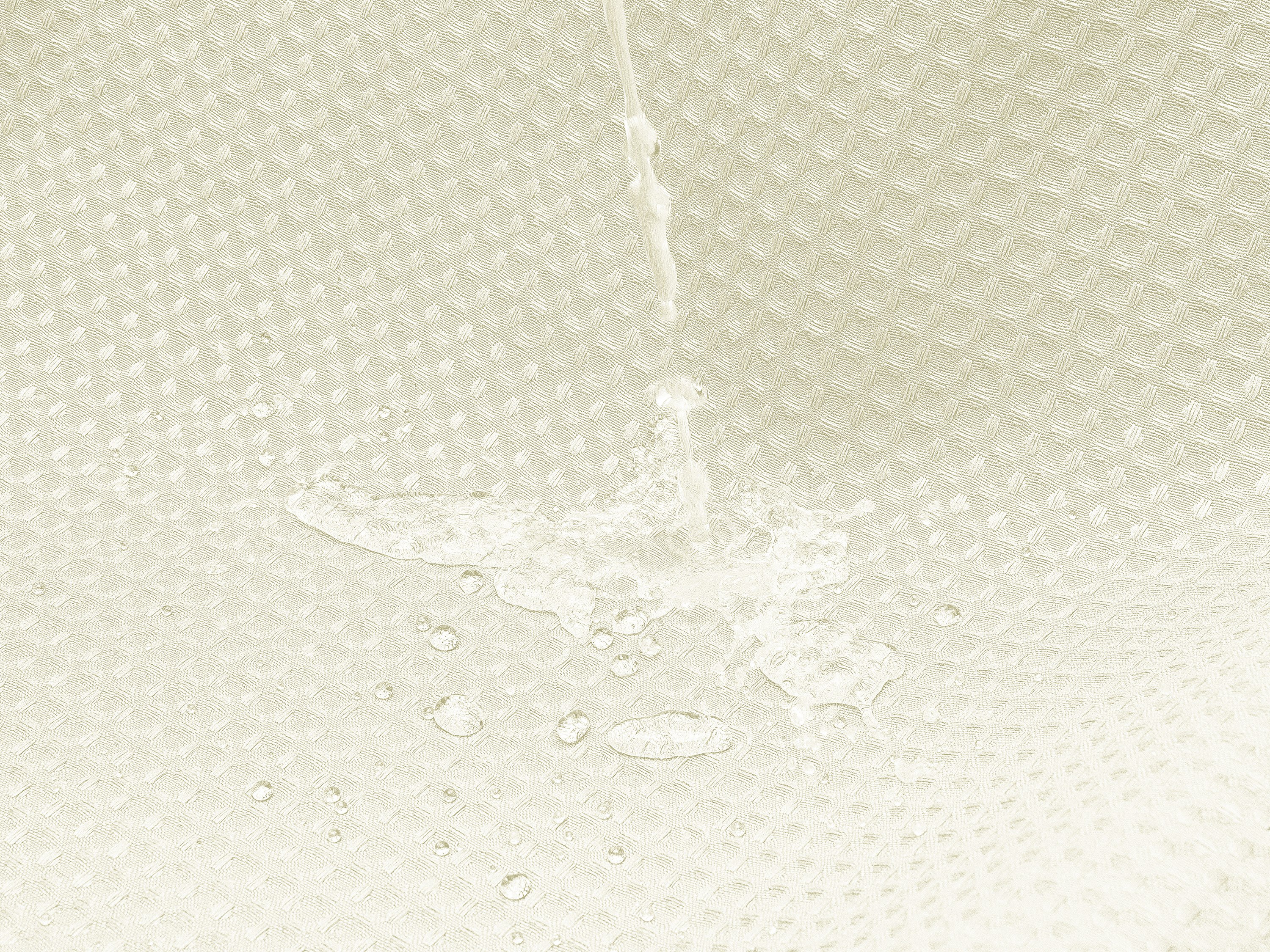 Duschvorhang 182 x 182 cm Waffel beige