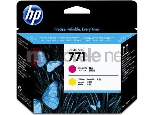 Printhoved HP 771 CE018A, Magenta/Gul
