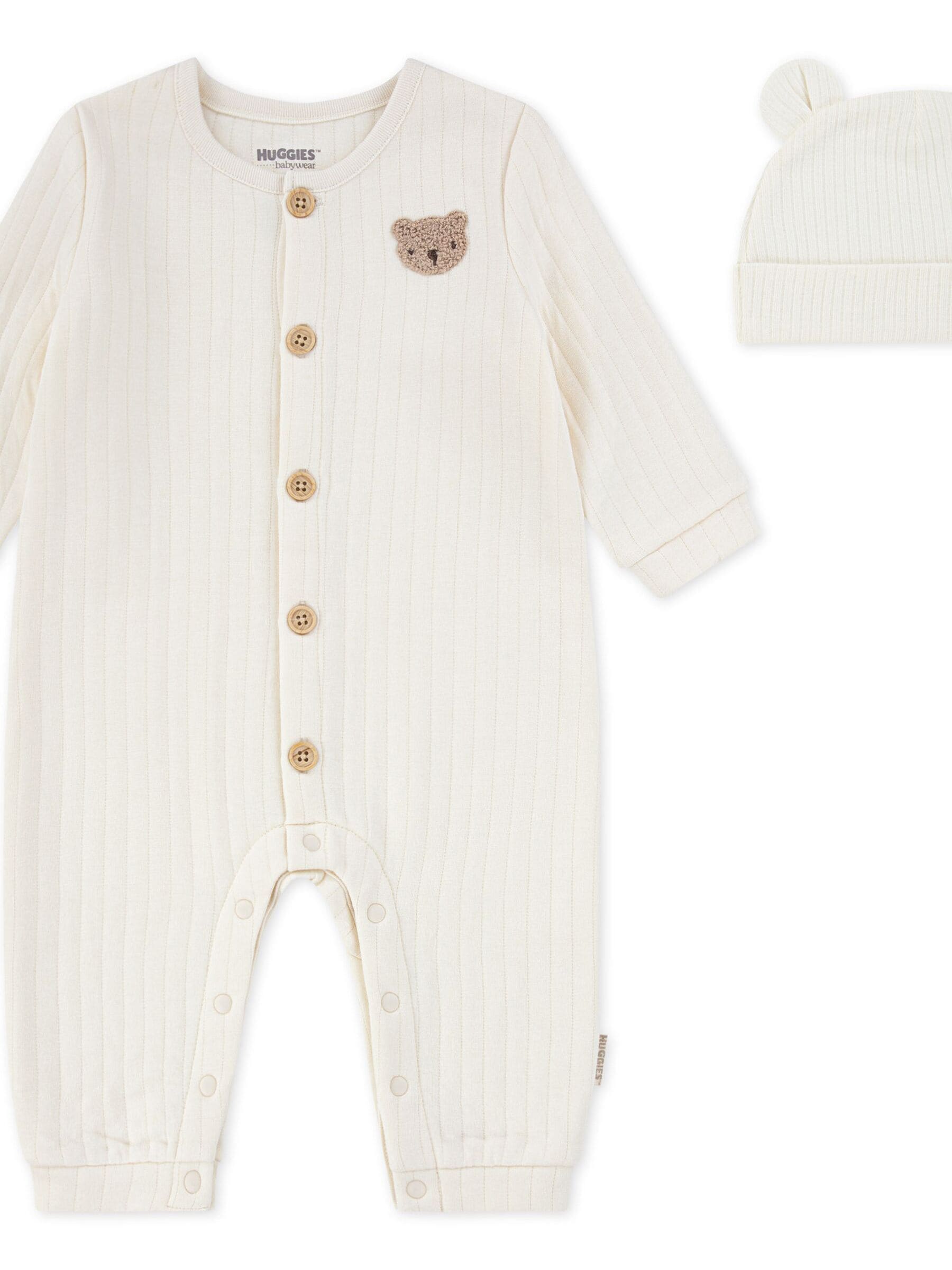 Huggies Crème Baby Bodysuit & Hoeden Set 2 Pieces