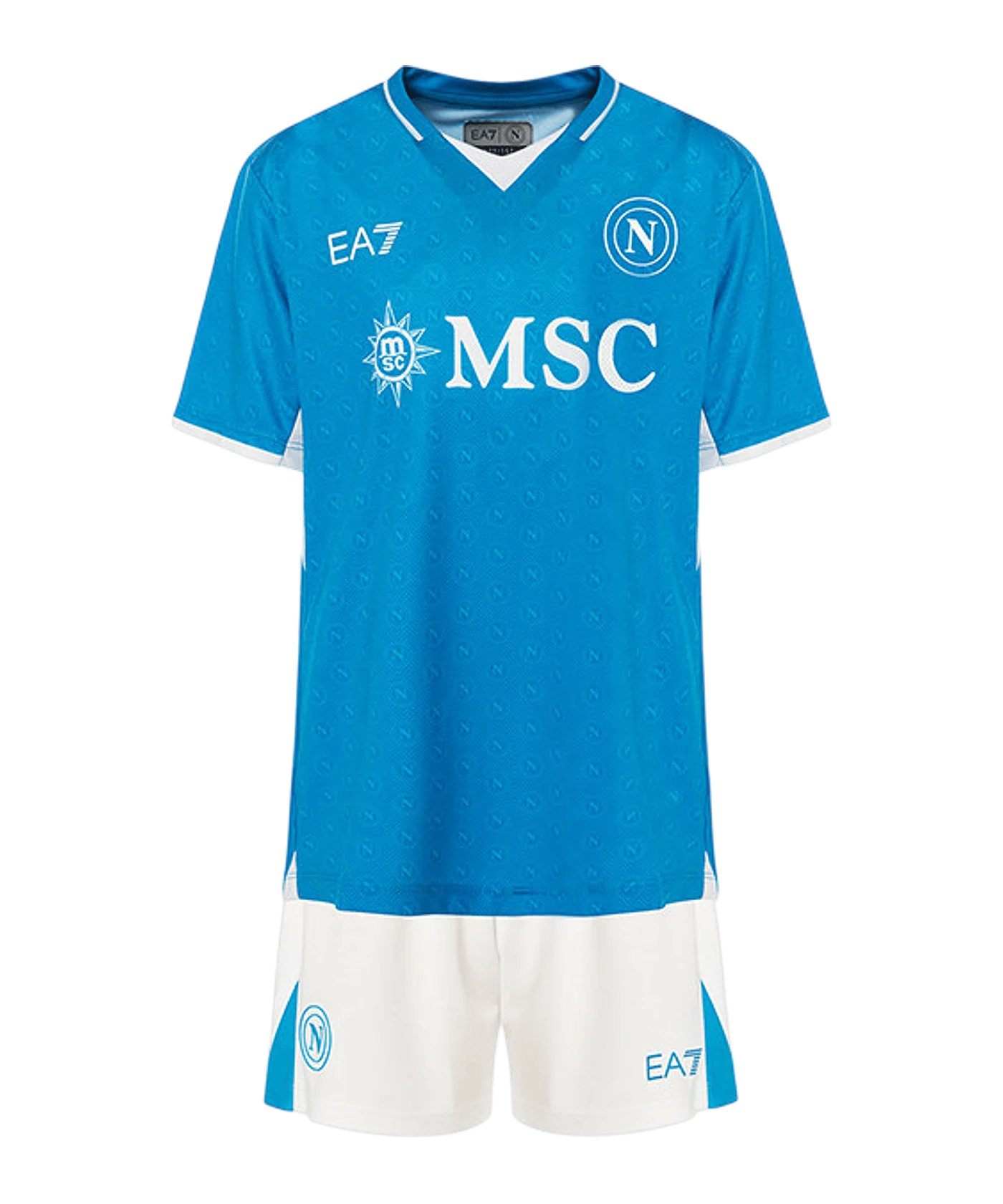 EA7 SSC Neapel Minikit Home 2024/2025 Blau