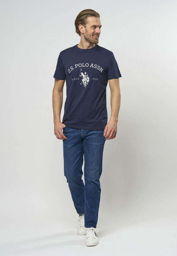 U.S. Polo Assn. USPA T-Shirt Archibald Men 19-4020tcx dark sapphire