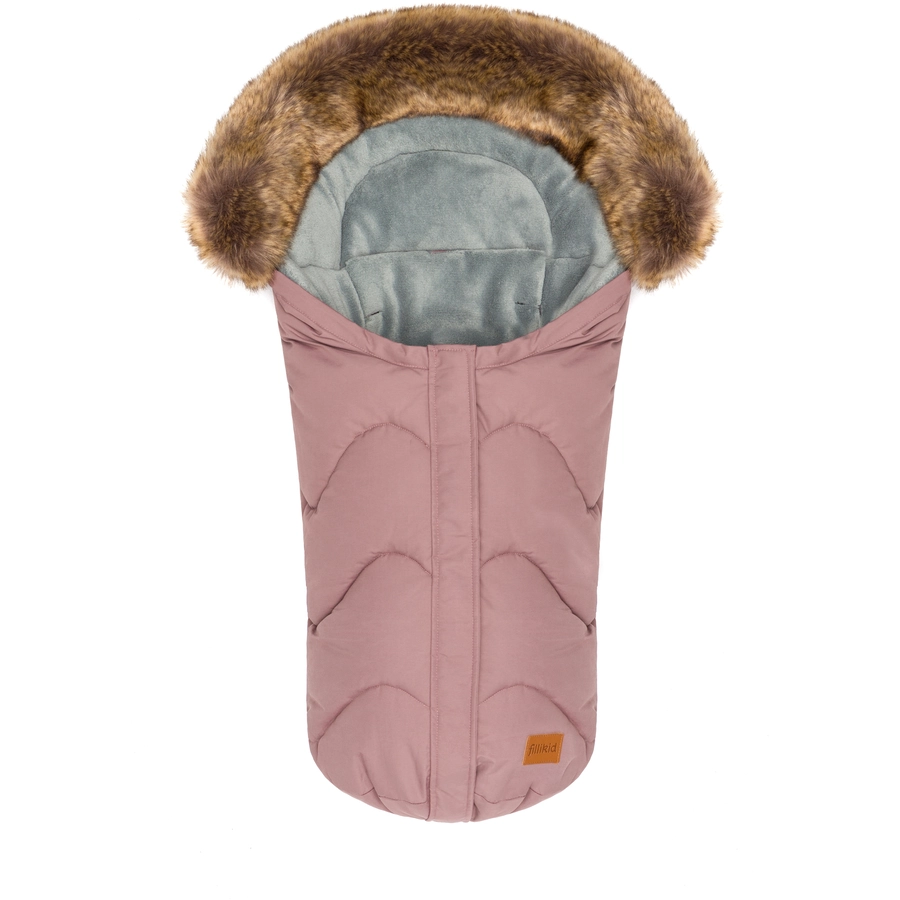fillikid Winterfußsack Lhotse für Babyschale Altrosa