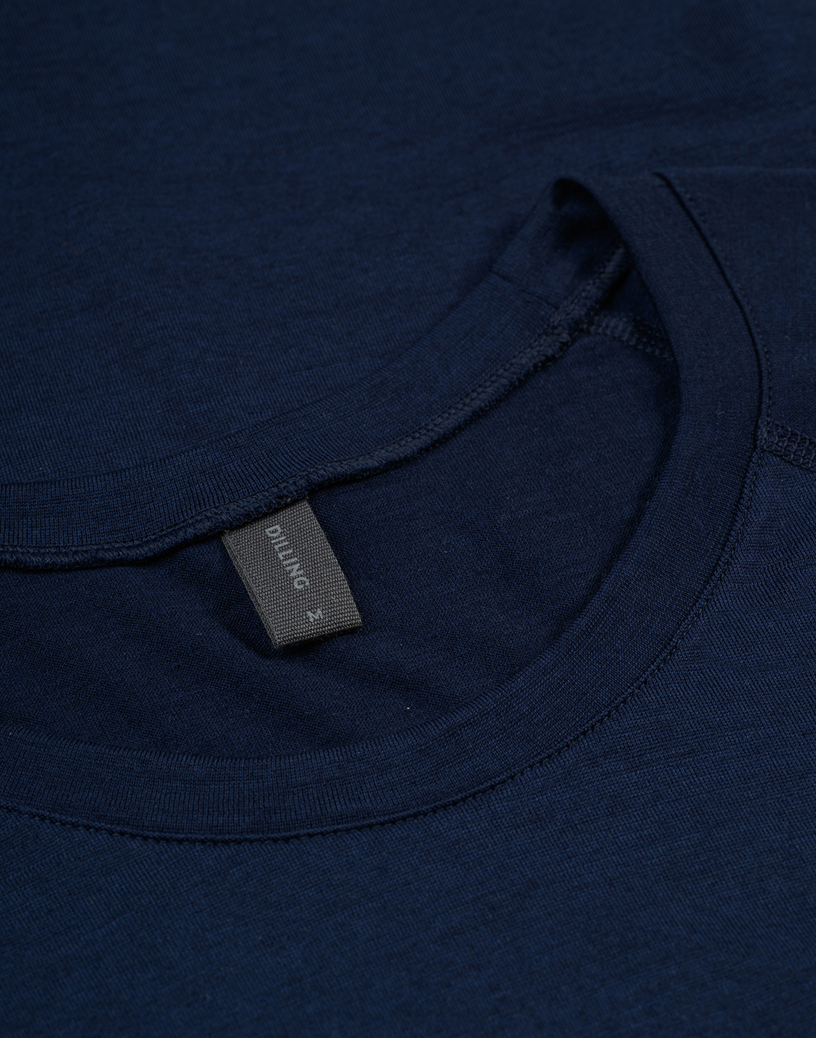 T-shirt van merinwol voor heren in Mos
