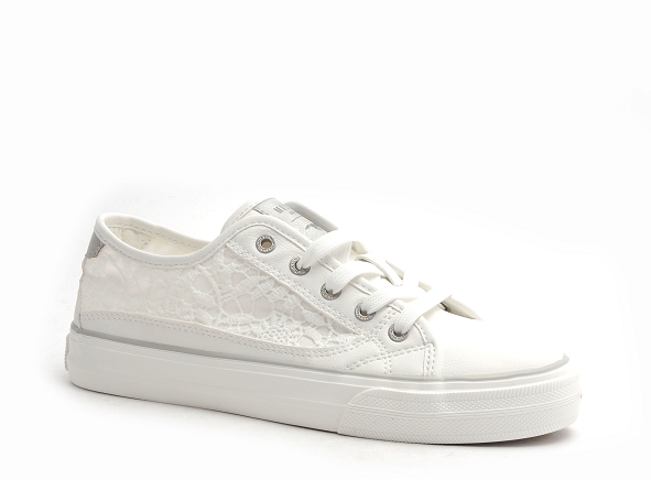 Mustang basses femme 1272309 blanc