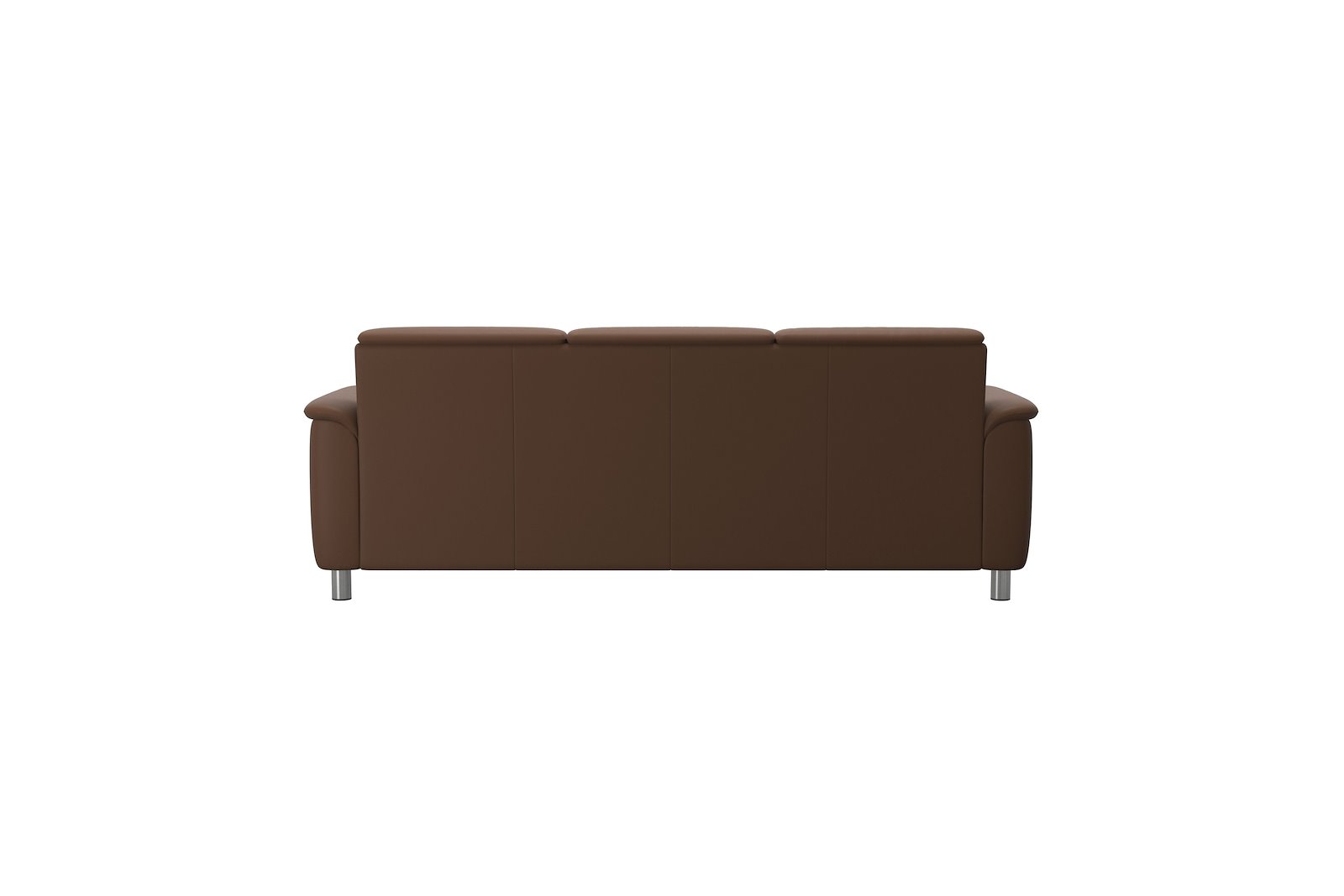Flora 3-seter sofa Batick Warm Brown - 11cm runde stålben 8: 4,2cm