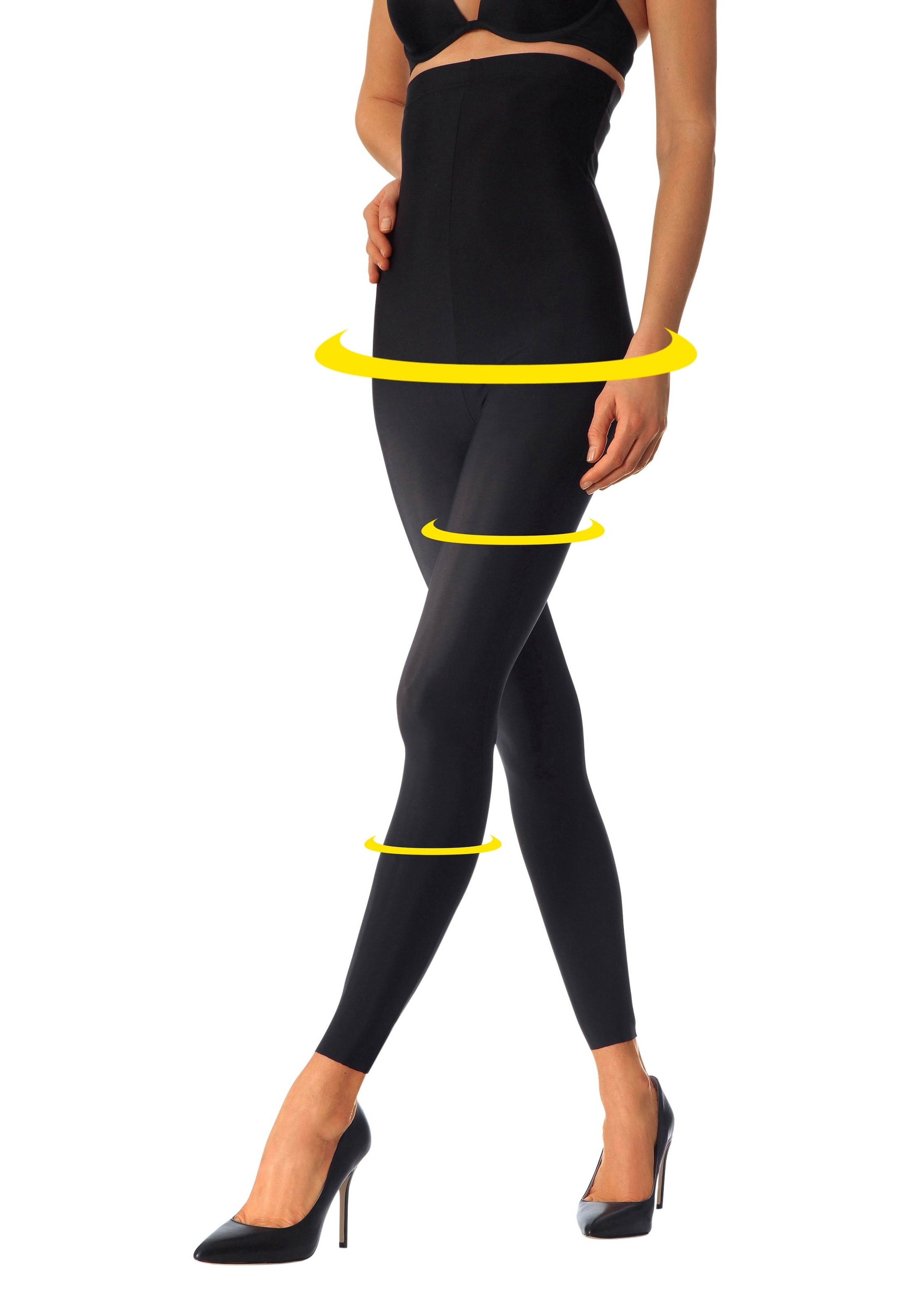 LASCANA Highwaist Leggings  mit leichtem Shaping Effekt, Loungewear