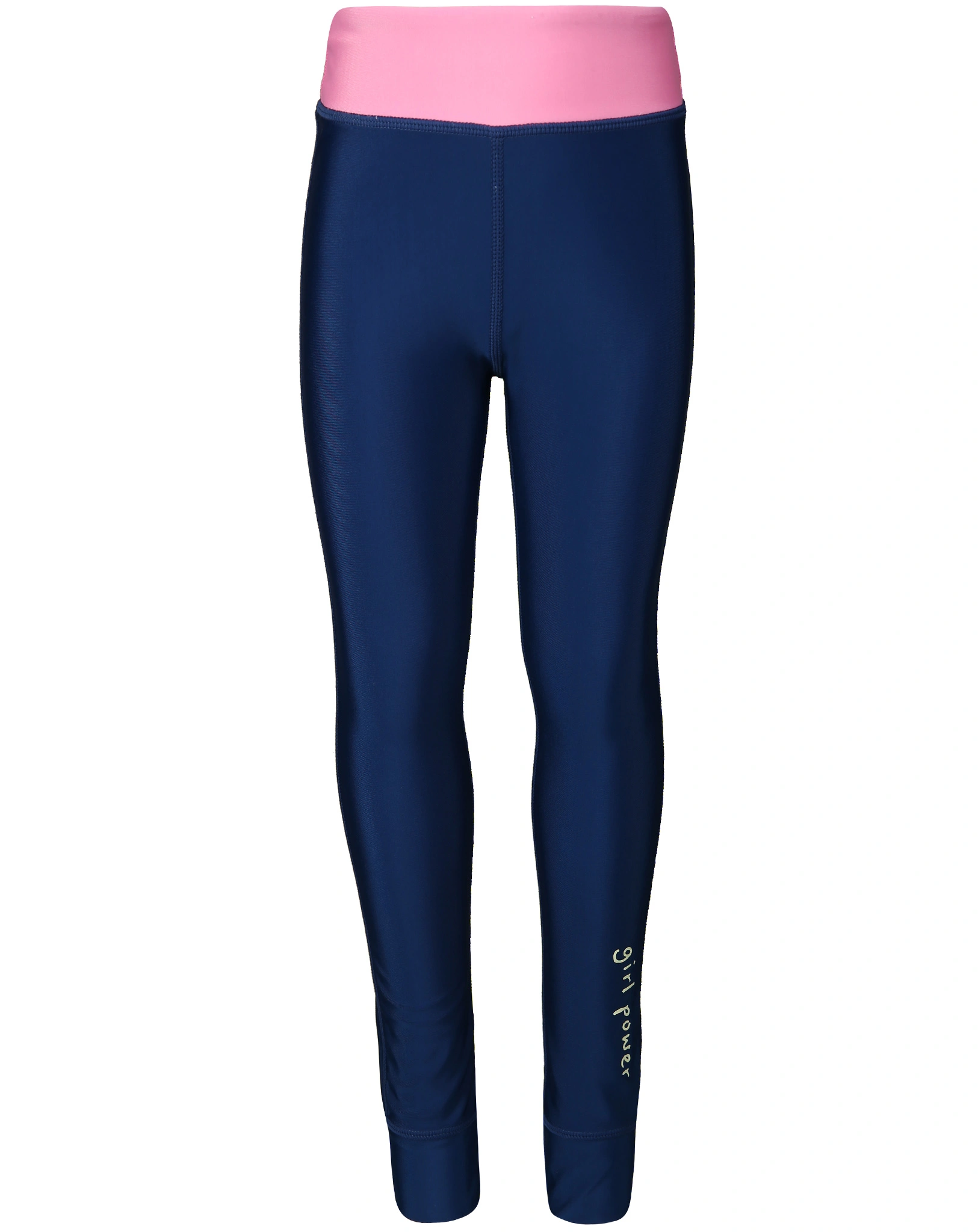 Funktions-Leggings GIRL POWER mit T-Shirt in mittelblau