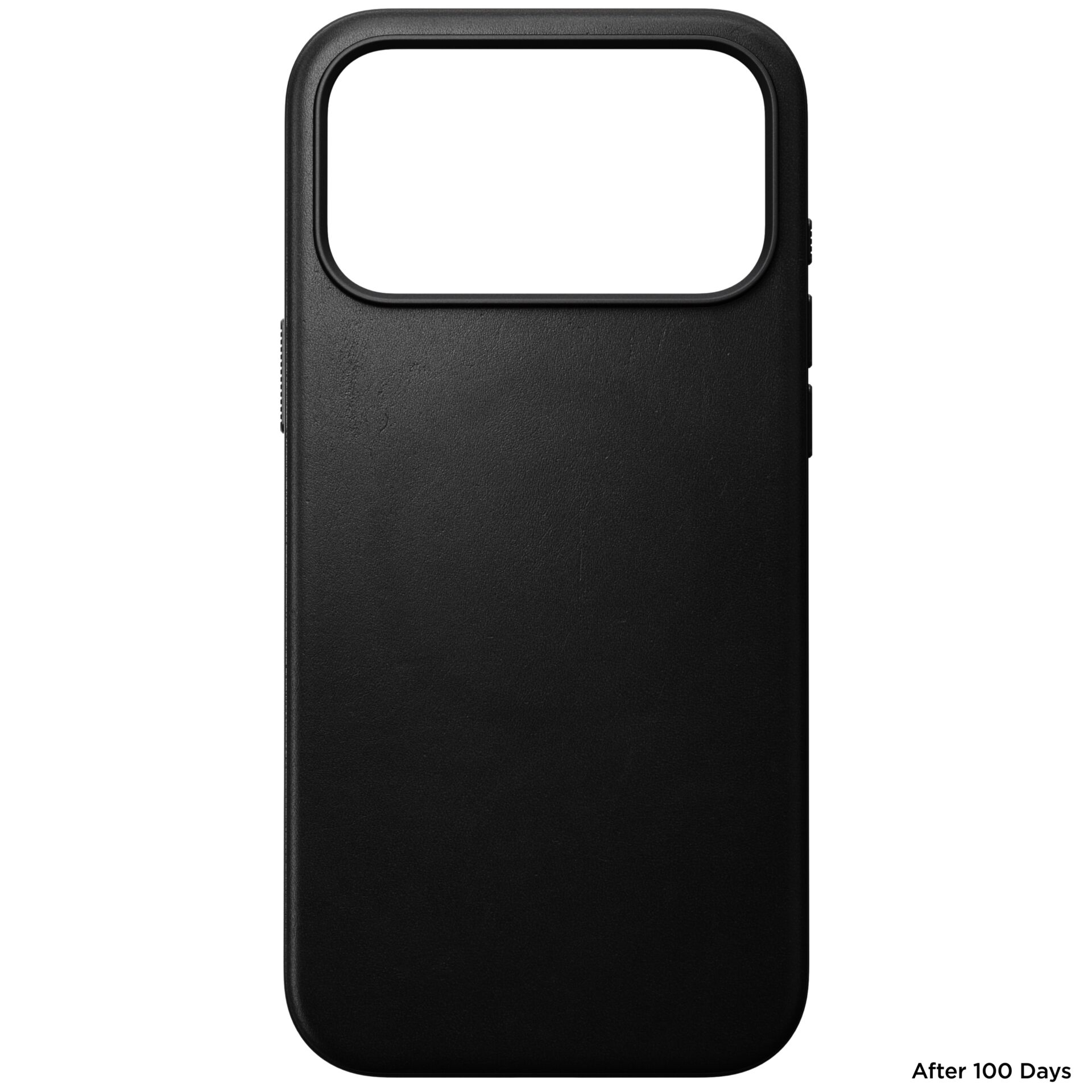 iPhone 17 Pro Max MagSafe Echtleder Hülle Modern Leather Case (NM014285858) - Schwarz