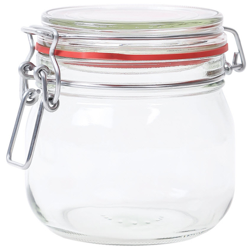 I AM CREATIVE Vorratsglas mit Bügelverschluss, 750 ml, transparent, 1 Stück