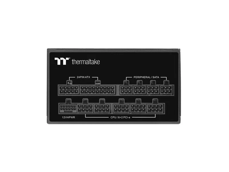 Thermaltake ToughPower GF3 A3 - TT Premium Edition - strømforsyning (intern) - ATX12V 3.0 - 80 PLUS Gold - AC 100-240 V - 1200 Watt - aktiv PFC - sort