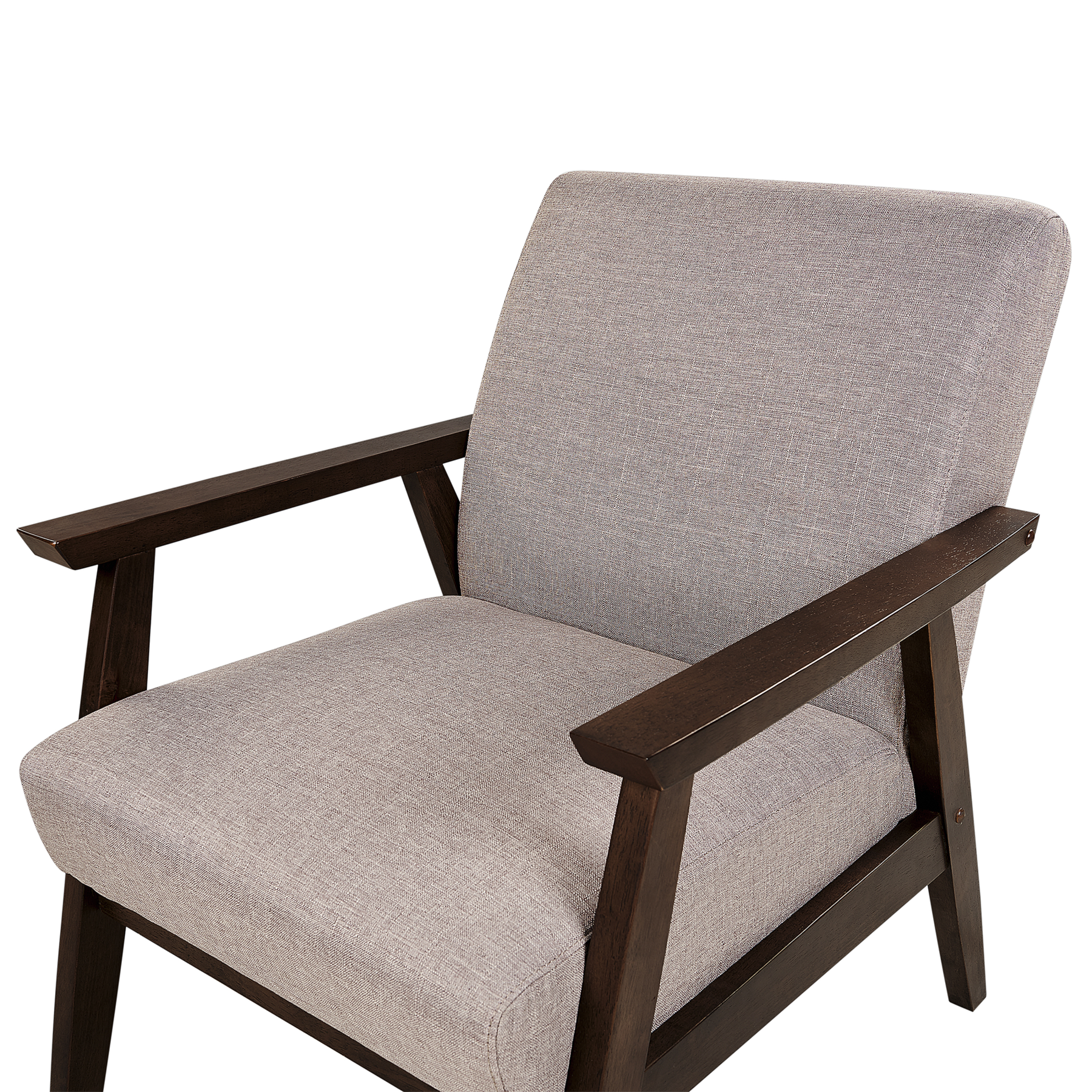 Beliani - ASNES - Fauteuil - Taupe - Polyester