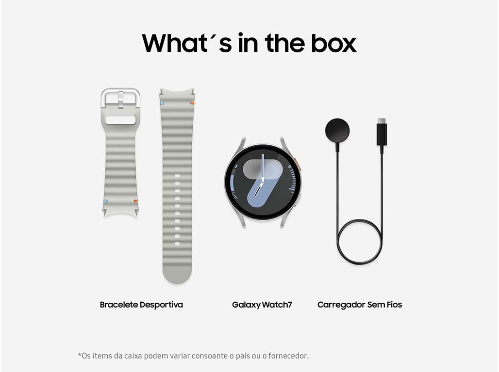 SMARTWATCH SAMSUNG WATCH7 44MM PRATEADO BT