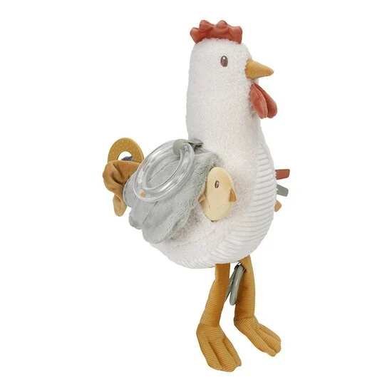 Little Farm Peluche d'activités Poule   de               Little Dutch