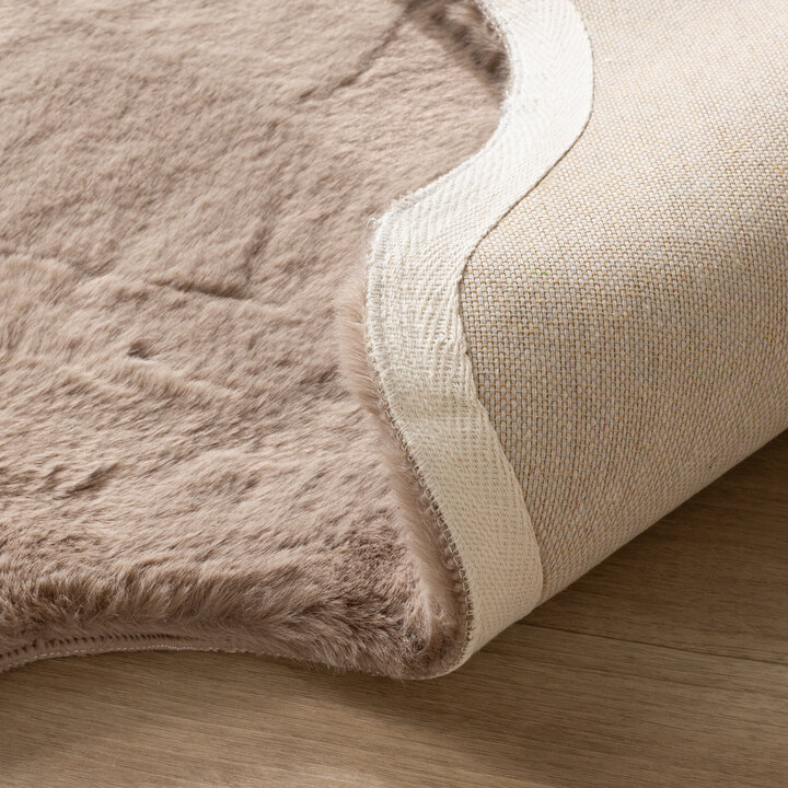 Hoogpolig vloerkleed - Comfy Supreme Wavy Taupe