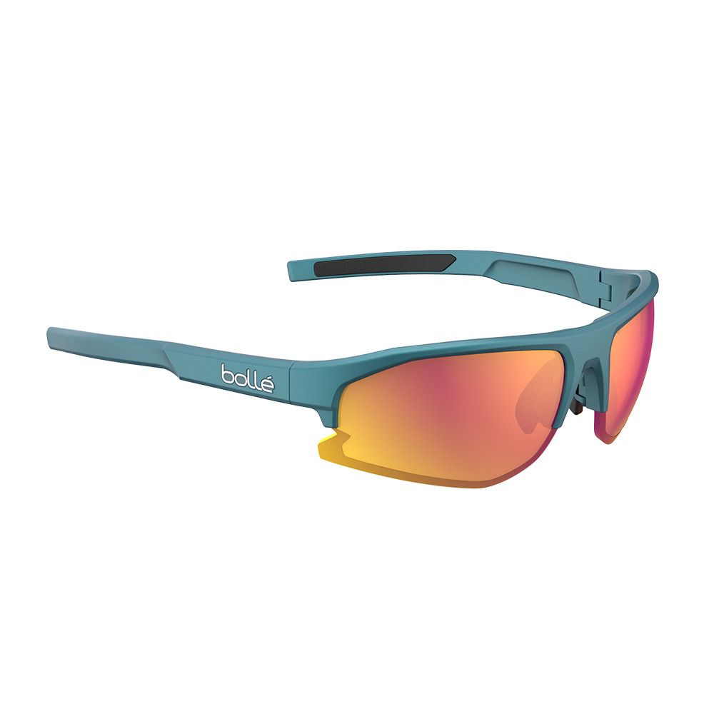 Bolle BOLT 2.0 S - Lunettes de soleil polarisés creator teal metallic/volt+ ruby