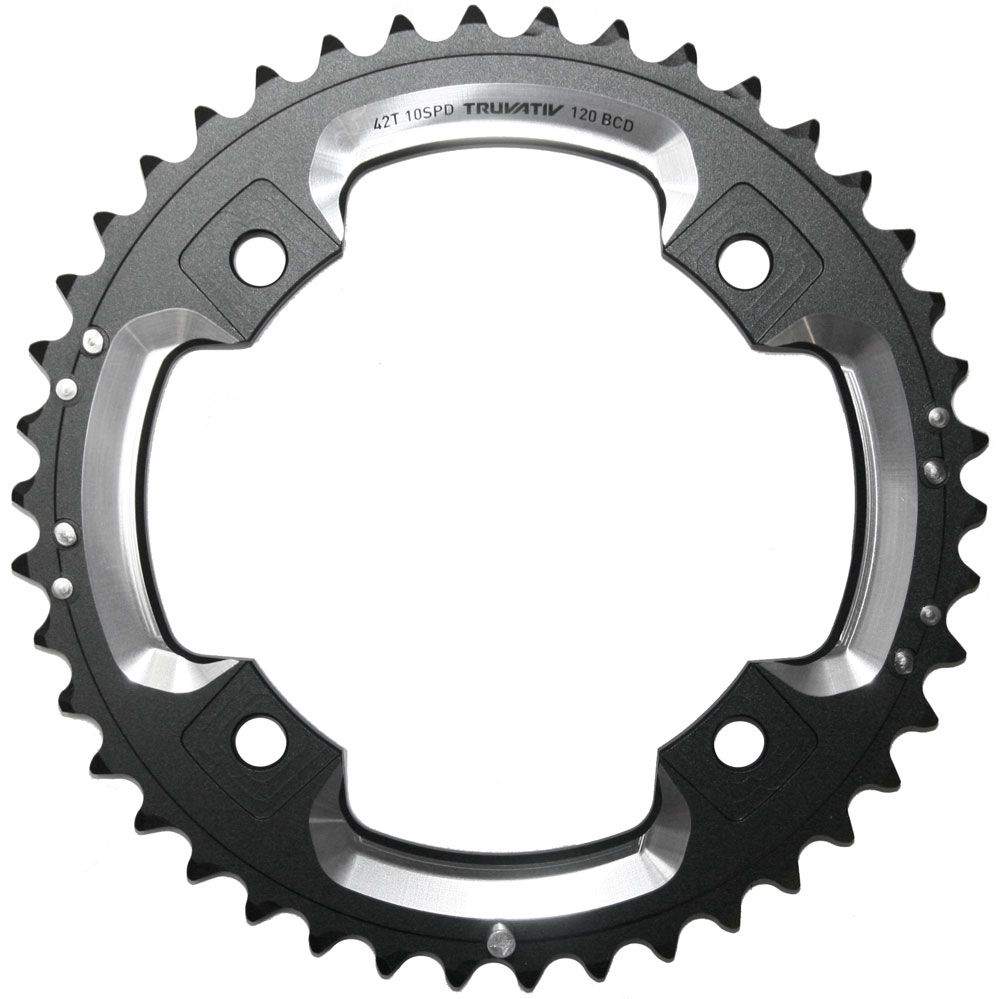 Truvativ Kettenblatt MTB 42T 2x10 120mm GXP schwarz kaufen | Bike-Discount